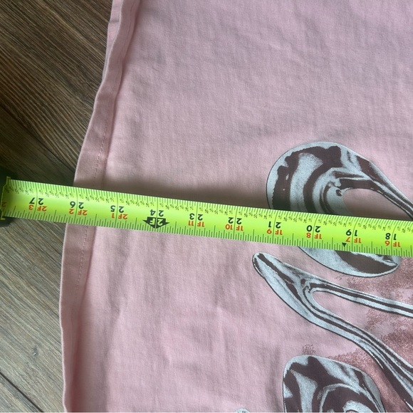 Aelfric Eden Metalic Pink Graphic Tees Men Y2k Oversized T Shirt Size L - Picture 5 of 8